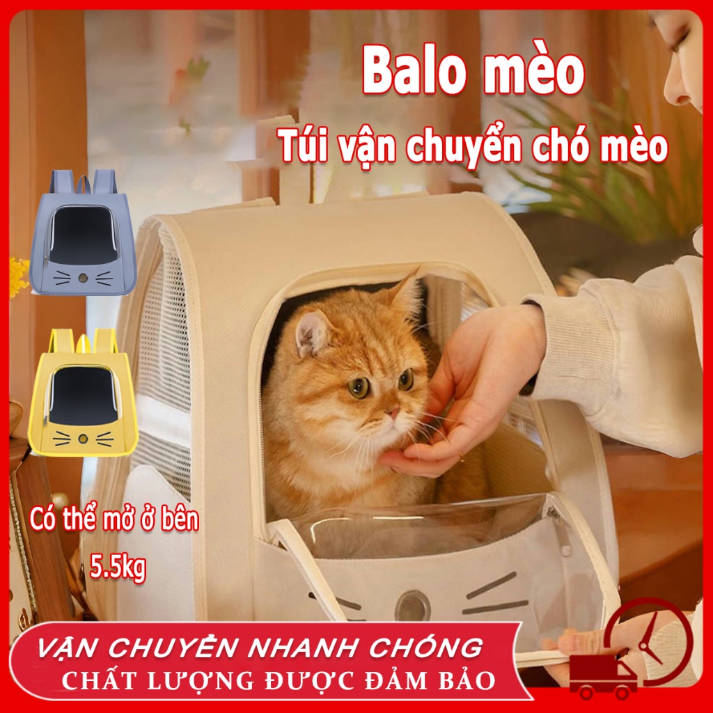 Balo Vận Chuyển Chó Mèo Balo Vận Chuyển Chó Mèo Size Lớn Balo vận chuyển cho chó mèo thú cưng balo đ