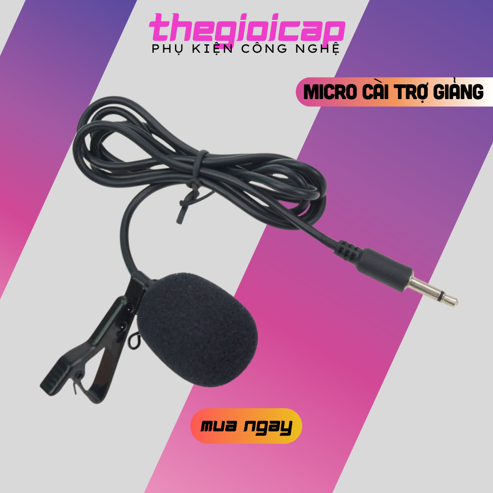Micro Cài Áo Cho Máy Trợ Giảng Cao Cấp