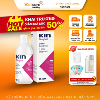 [CHÍNH HÃNG] Nước súc miệng Kin Gingival - Chai 250ml Ngừa viêm nướu, ngừa mảng bám, nha chu diệt khuẩn