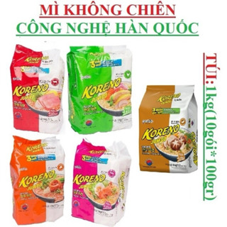 1 Bịch Mì KG Jumbo Koreno Các Vị Bò/Kim Chi/Gà/Tôm/Cay 7 Cấp Độ 100 Gam Paldo