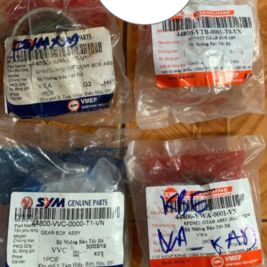 [Chính hãng] Bộ nhông báo tốc độ xe Elizabeth 125, Shark 125 /170,- Fancy 125cc- SYM