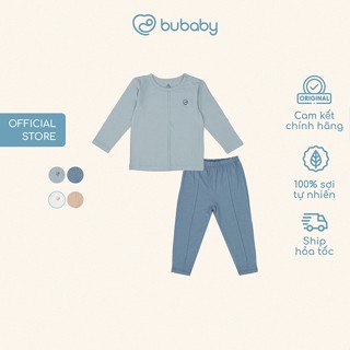 Bộ dài tay cài vai, ly giữa Bambus BBB110109 | Quần áo chính hãng BU Baby