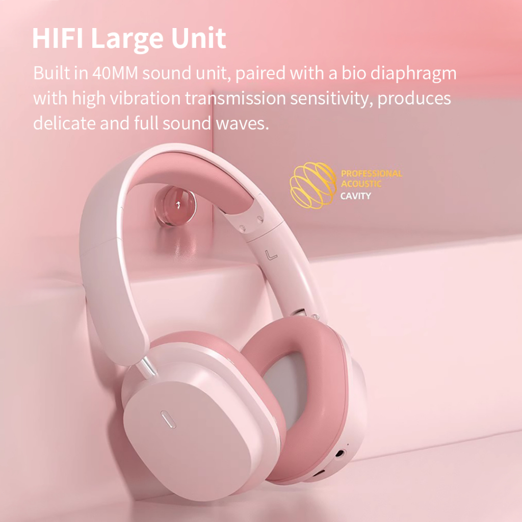 Tai Nghe Chụp Tai Bluetooth 5.3 T3 Thời Trang Và Phong Cách Âm Bass Ấm Sống Động Có Mic Đàm Thoại Cho Học Tập Giải Trí | BigBuy360 - bigbuy360.vn