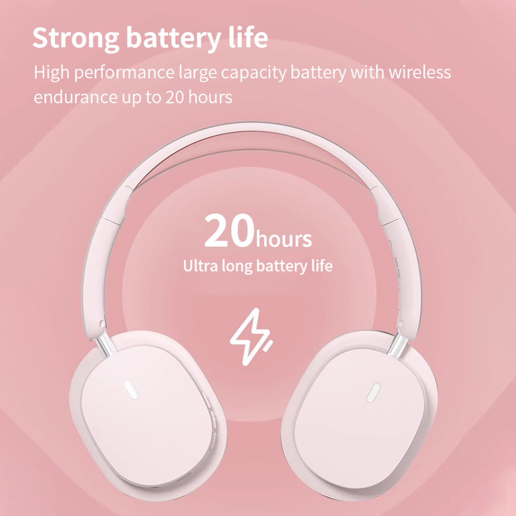 Tai Nghe Chụp Tai Bluetooth 5.3 T3 Thời Trang Và Phong Cách Âm Bass Ấm Sống Động Có Mic Đàm Thoại Cho Học Tập Giải Trí | BigBuy360 - bigbuy360.vn