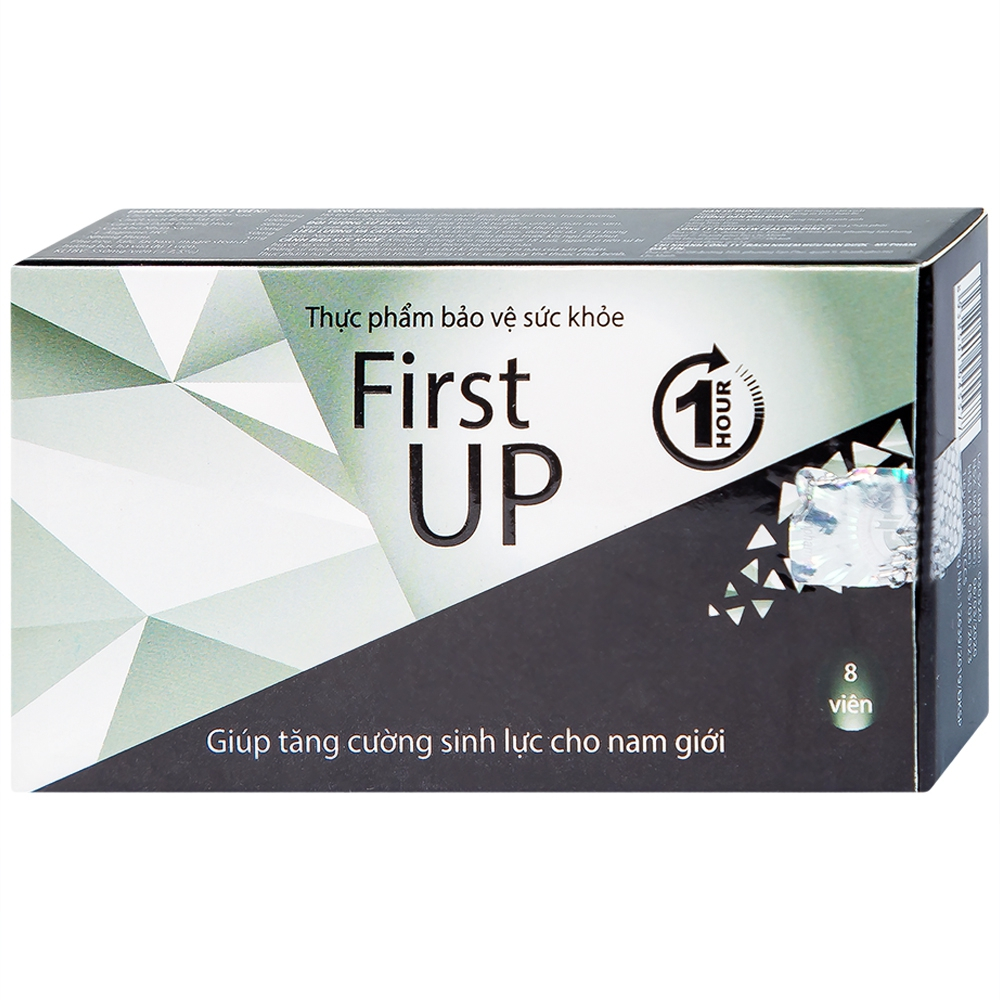 Viên ngậm First Up 1 Hour Hỗ Trợ Tăng Thời Gian Cấp Tốc - Hộp 8 Viên