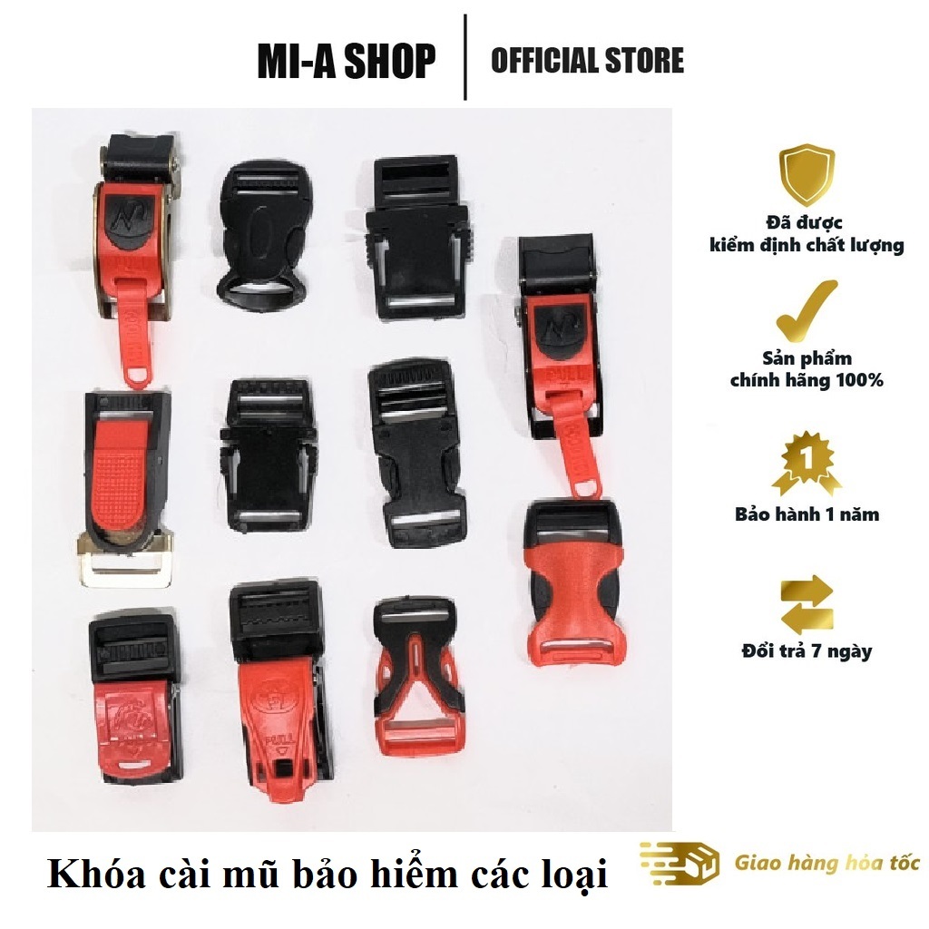 Khóa gài mũ bảo hiểm xe máy - thay thế cho các loại khóa cài mũ bảo hiểm trên thị trường