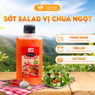  Sốt salad vị chua ngọt VB Foods 330ml chuyên dùng trộn nộm trộn gỏi  Xốt tiện lợi cho eat clean healthy  
