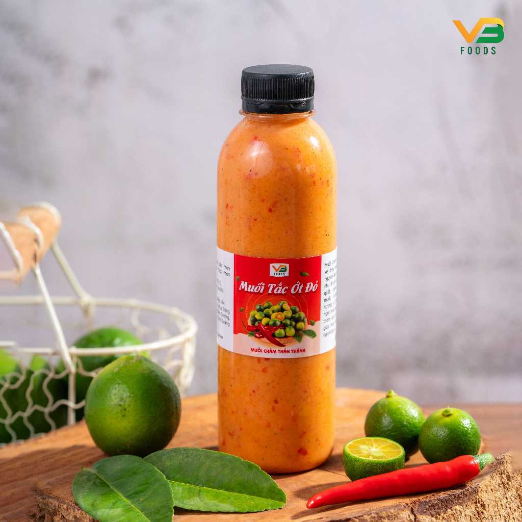 Sốt chấm muối tắc ớt đỏ VB Foods 330ml
