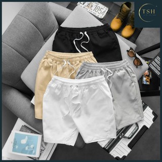COMBO 2 QUẦN SHORT KAKI- from dánh trên gối - Quần short kaki nam chất liệu vải cotton co giãn