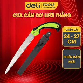 Cưa Cầm Tay Lưỡi Thẳng Deli Chính Hãng - Lưỡi Cưa Kim Loại Chắc Chắn, Sắc Bén - Bao Bảo Vệ An Toàn - DL580924