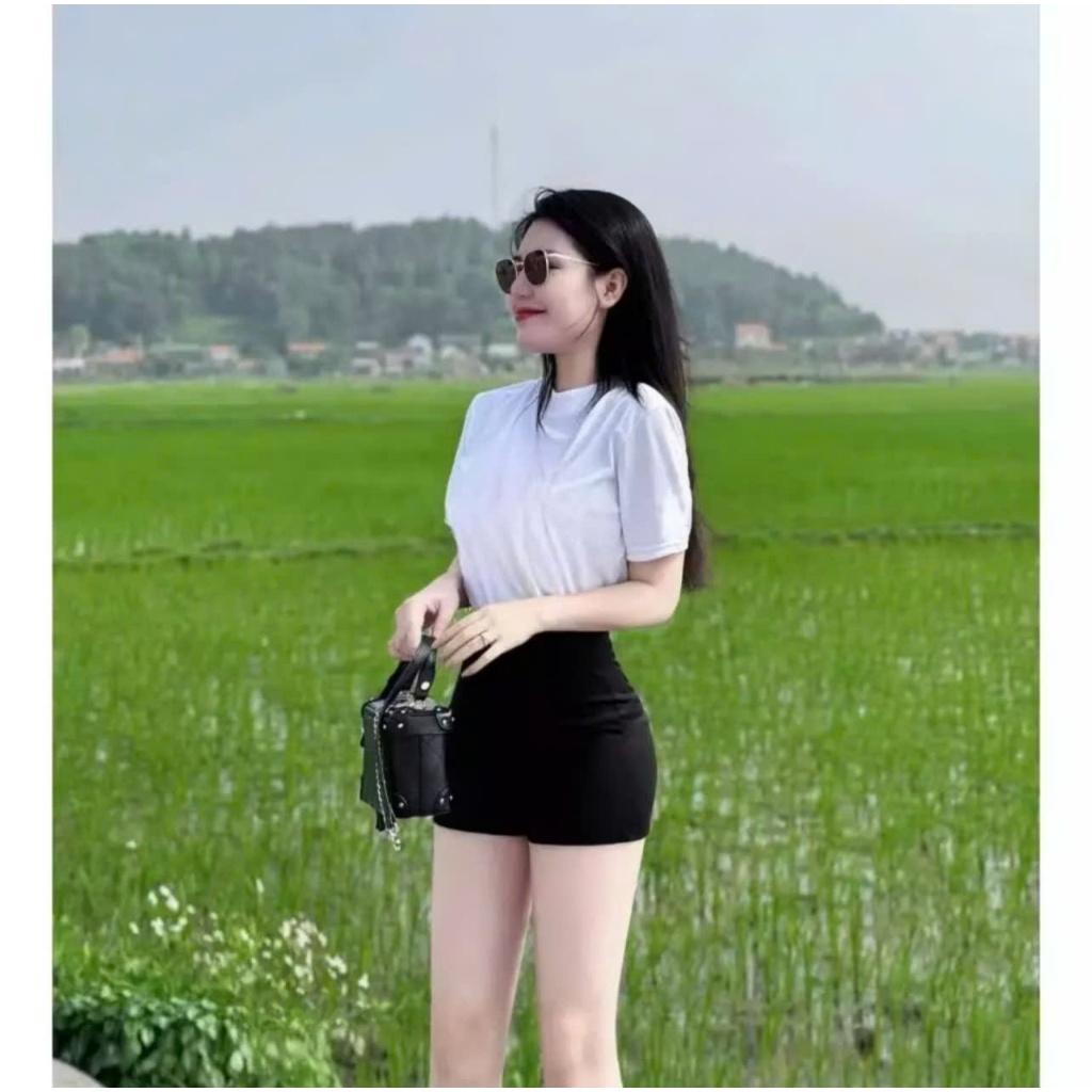 Quần Đùi Nữ,Quần Short Cạp Cao 2 Khuy chất Umi hàn Co Giãn 4 Chiều | BigBuy360 - bigbuy360.vn