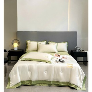 BỘ CHĂN GA GỐI LỤA THÊU CAO CẤP
