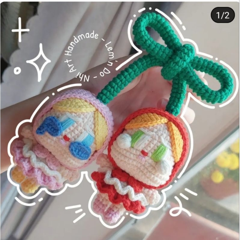 Cherry Crybaby Crying Again bằng len | keongot_handmade