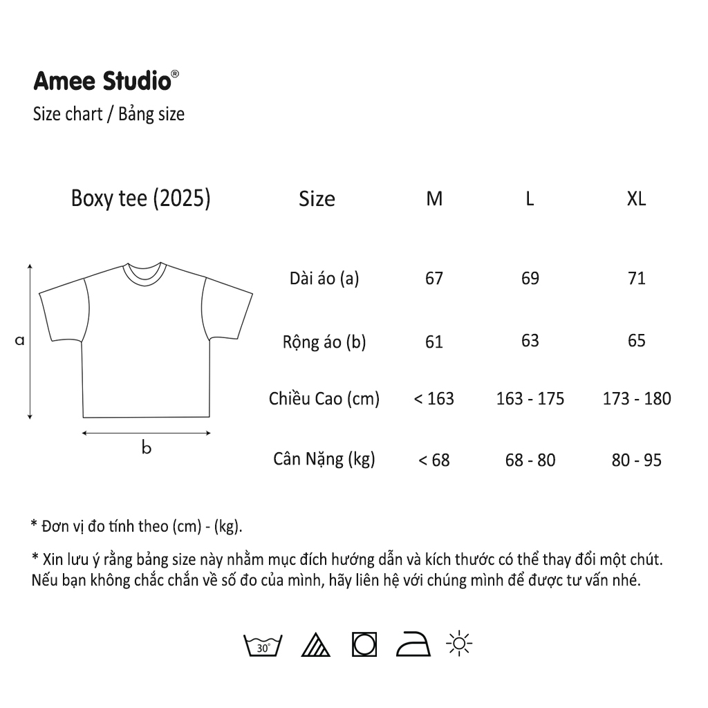 Áo Thun BOXY Unisex Local Brand Amee Studio / Today, 100% Cotton 250gsm | BigBuy360 - bigbuy360.vn