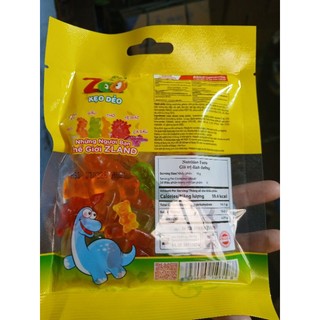 Kẹo dẻo ZOO gói 100g.