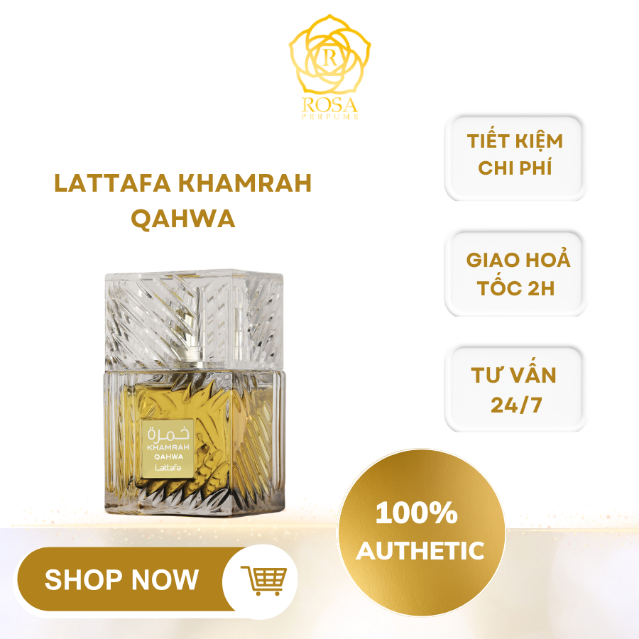 Nước Hoa Unisex Lattafa Khamrah Qahwa EDP Lôi cuốn, Nổi bật, Thu hút