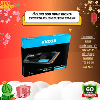 Ổ cứng SSD NVMe Kioxia Exceria Plus G3 1TB Gen 4x4 - Mới Bảo Hành 60 Tháng