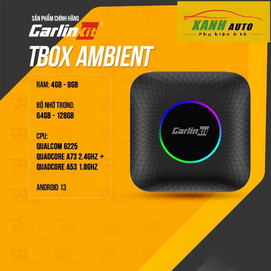 Android Box Carlinkit Ambient Chính Hãng dành cho ô tô chip 6225