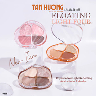  Phấn mắt kèm má hồng và bắt sáng Sivanna Colors HF808 G61 Gina Glam G09 tông tự nhiên nổi bật 