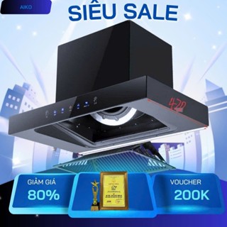 Máy hút mùi thương hiệu AIKO T700 - công suất 1500W - Cảm Biến Vẫy Tay - Có Khay Chắn Mỡ Cực Kì Tiện Lợi