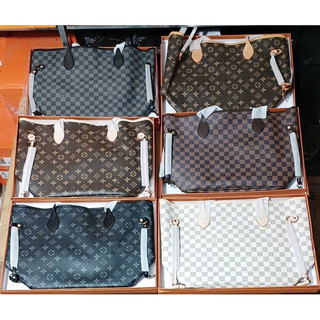 Set Túi xách công sở da mềm size  đáy 35 miệng 40 QC fullbox