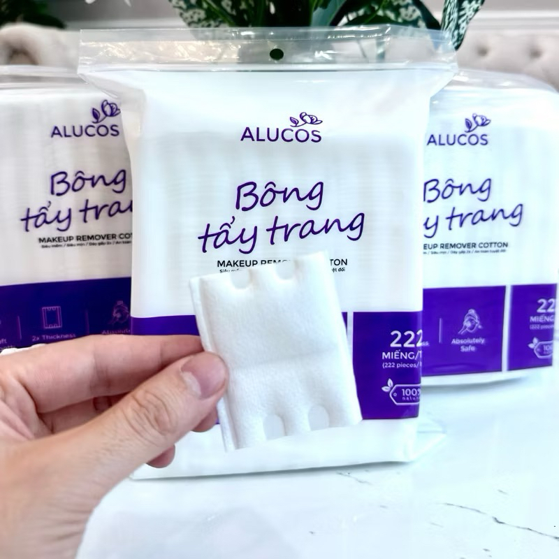 Combo 3 bịch bông tẩy trang cotton pads