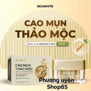 CAO MỤN THẢO MỘC SICAWHITE HỖ TRỢ CHĂM SÓC DA MỤN THÂM 15G