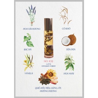  Hoa Oải Hương - Cinnamon Forest - Tinh dầu thơm 102 - Dầu hoa giữ ấm 102 - 102 