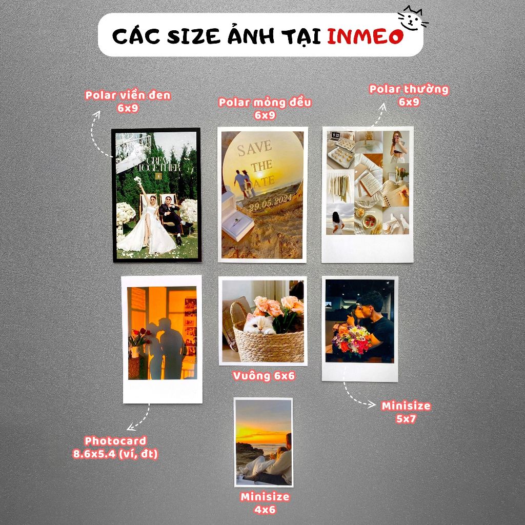 [ IN HỎA TỐC - NHẬN IN TỪ 15 ẢNH ] In ảnh theo yêu cầu size Polar 6x9, Photocard, 5x7, 4x6, 6x6 - Giấy lụa nhám cao cấp