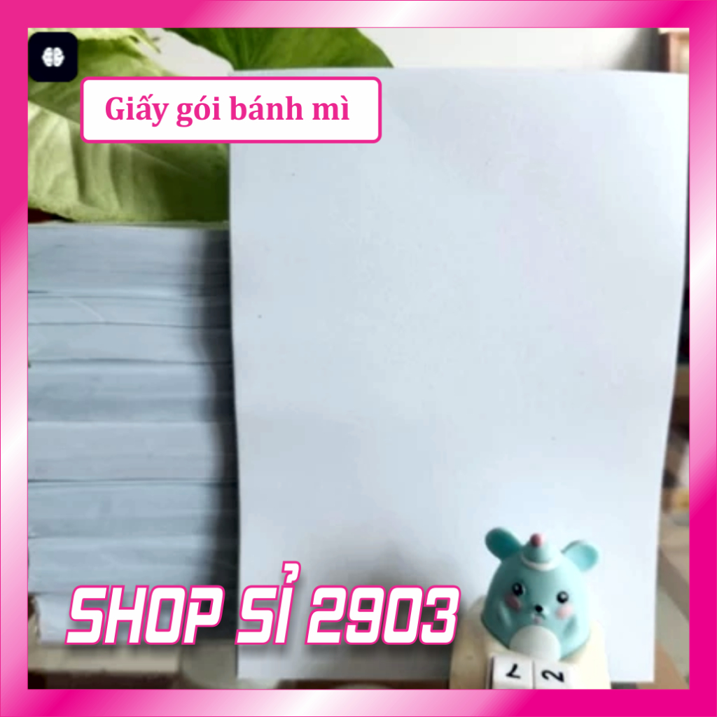 (COMBO 3 KG ) Giấy gói bánh mì dạng tờ - Giấy bánh mì