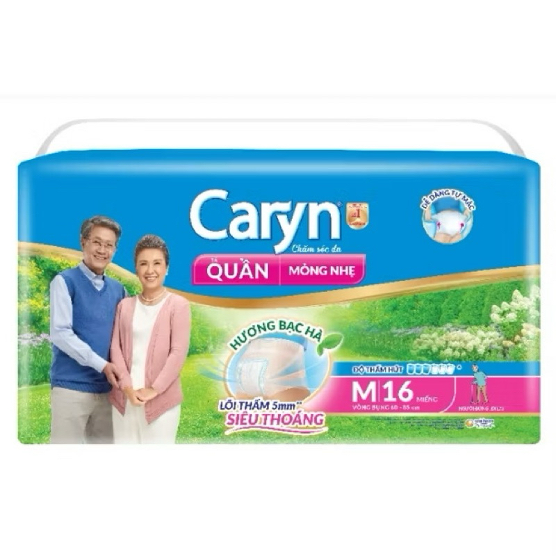 Tã quần Caryn mỏng nhẹ M16 NPP Trưởng Trang