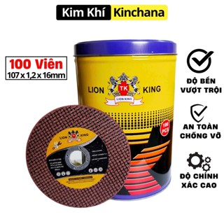   Hộp 100 viên  Đá Cắt Sắt 100 Lưỡi Đá Cắt Lion King Đá Cắt Đa Năng Các Loại Hợp Kim Đá Kim Cương 