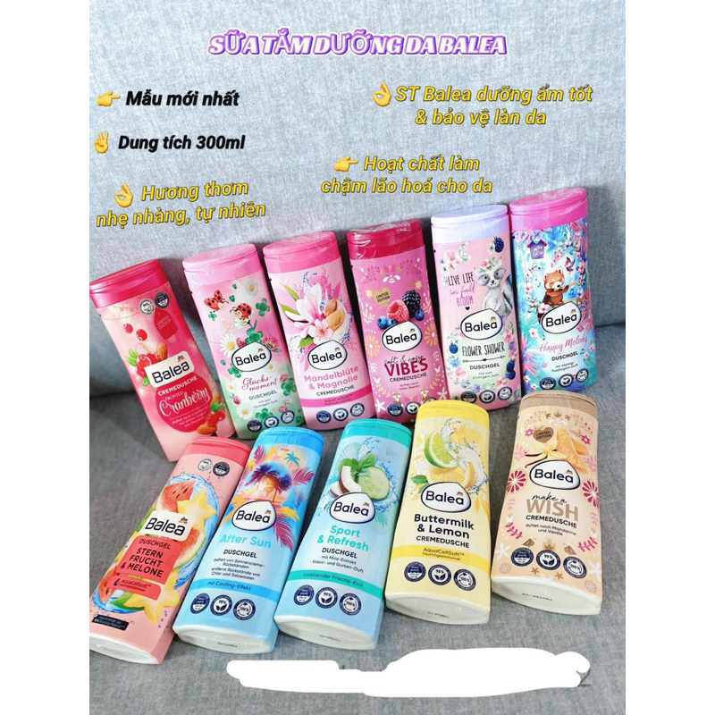 sữa tắm Balea 300ml