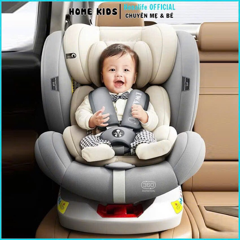 Ghế ngồi ô tô cho bé xoay 360 An toàn, tiện lợi cùng bé đồng hành trên mọi nẻo đường  ROY