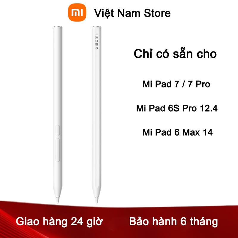 Bút cảm ứng Xiaomi Focus Pen-Chính Hãng 100% Cho Máy Tính Bảng Mi Pad 6S Pro 12.4, 6 Max 14, 7/7 Pro