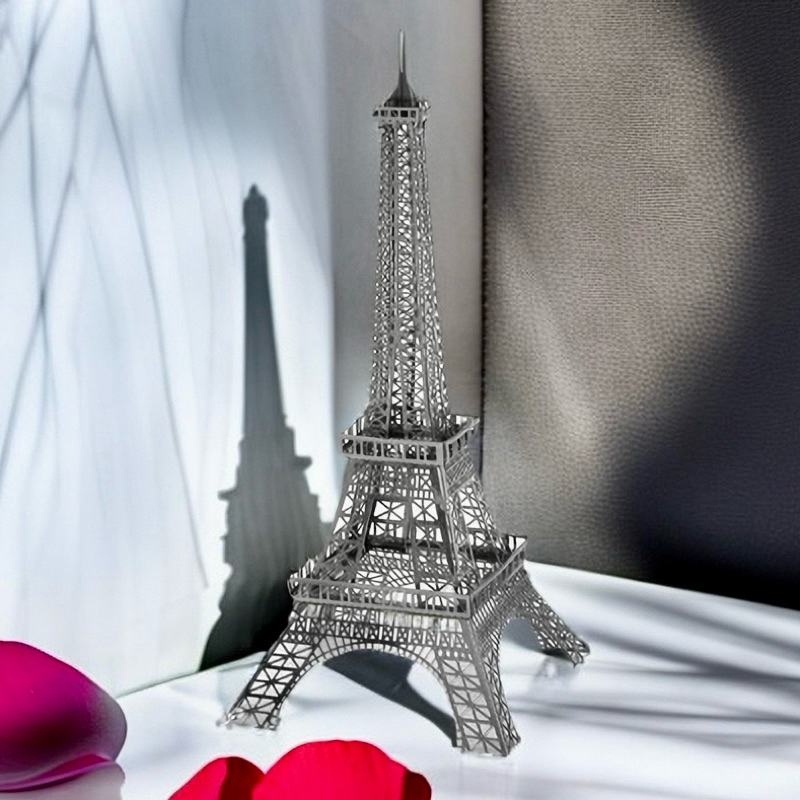 mô hình kim loại 3d lắp ráp kiến trúc toà nha tháp Eiffel đồ chơi lắp ráp xếp hình