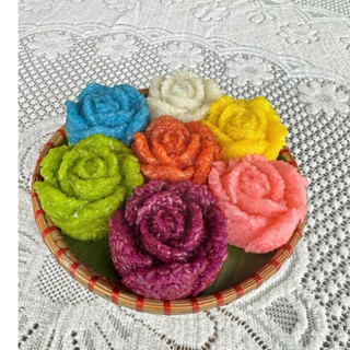 Khuôn silicon hoa hồng mã H8 khuôn 9cm khuôn làm được xôi