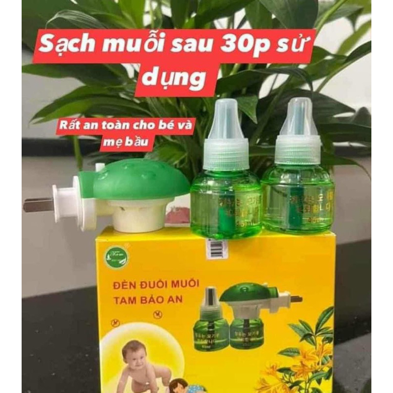 Đèn đuổi muỗi xông tinh dầu Tam Bảo An từ thiên nhiên an toàn hiệu quả ( Không Hộp )