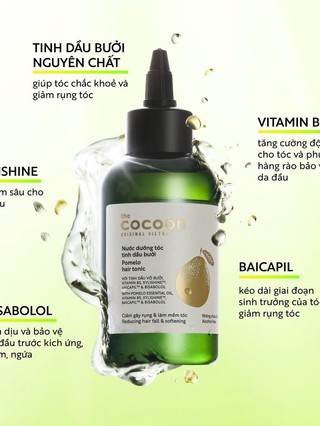 Xịt dưỡng tóc tinh dầu bưởi Cocoon kích thích mọc tóc