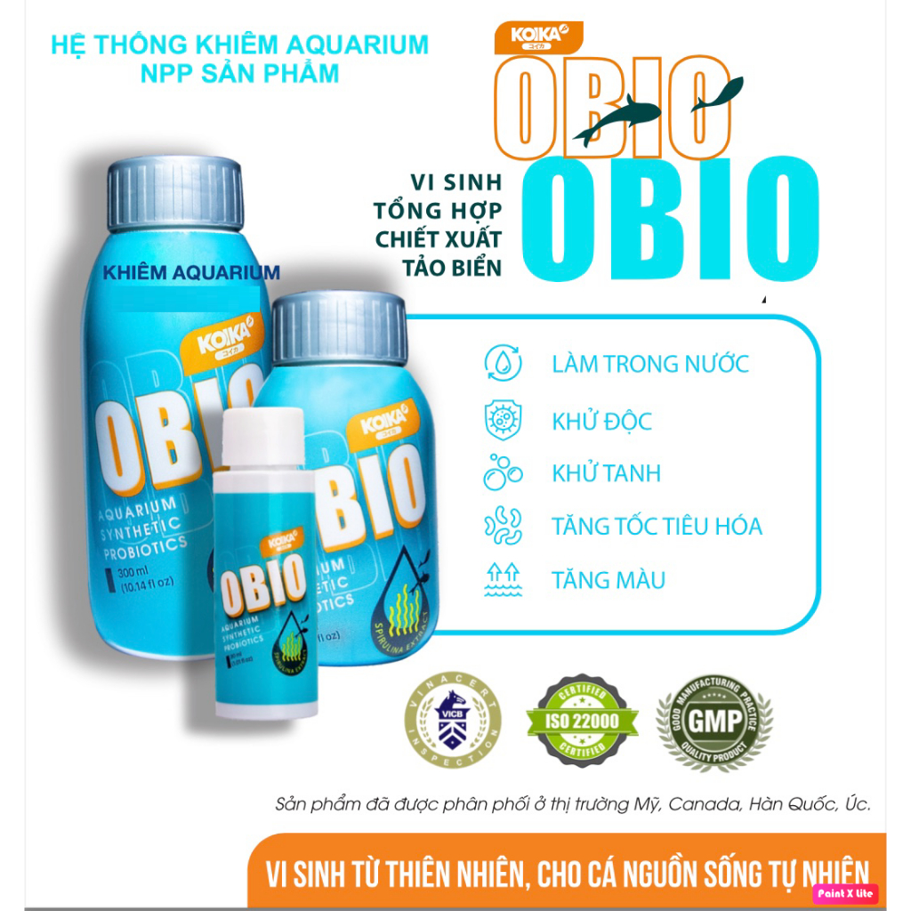 Vi sinh + men tiêu hoá chuyên cho guppy/betta KOIKA OBIO
