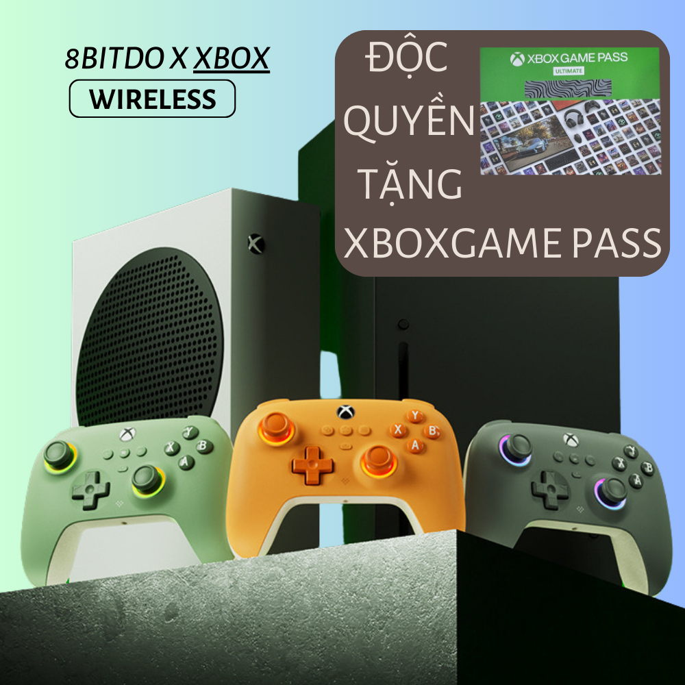 Tay cầm 8BitDo Ultimate C Wired Controller Hall Effect, Hall Triggers, Led RGB dùng cho Laptop, PC, 