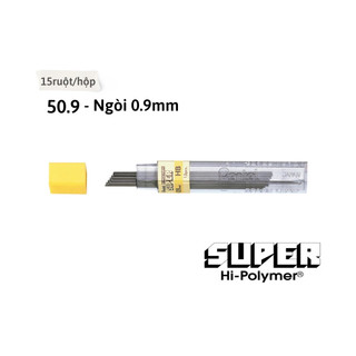 Ruột Chì Kim Pentel 50.9 - 2B nét 0.9mm (15 ngòi x 60mm) - Do cty Golden Pen NK