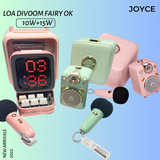 Sẵn bộ mic và loa karaoke bluetooth Divoom mic và Fairy ok