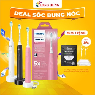 Bàn chải điện Philips Sonicare 4100 New/ProtectiveClean - Mỏng và nhẹ hơn