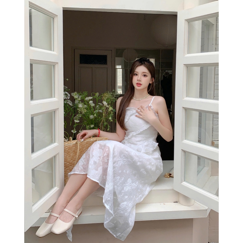 Váy Dự Tiệc Đầm Maxi Mix Đuôi Tiên, Chất Vải Tơ Ép Quảng Châu May 2 Lớp Phong Cách Sang Trọng Cho Mùa Cưới 2025 | BigBuy360 - bigbuy360.vn