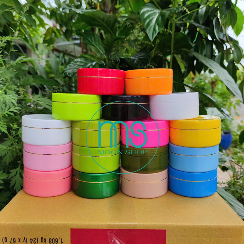 Combo 10 hủ nhựa K200 đựng 200g kem