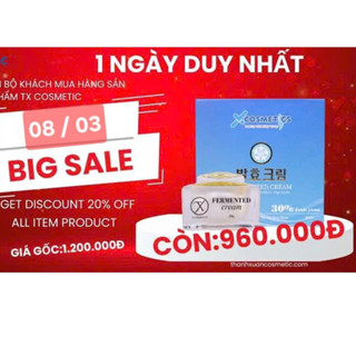 Kem dưỡng trắng da mờ nám ( kem men - kem ủ) TX COSMETIC