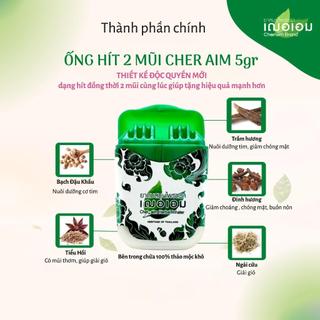 Ống Hít 1 Đầu, 2 Đầu & Hũ Hít Thông Mũi Thảo Dược Cher-Aim Thái Lan