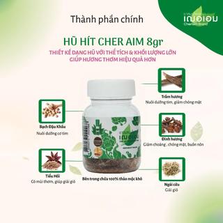 Ống Hít 1 Đầu, 2 Đầu & Hũ Hít Thông Mũi Thảo Dược Cher-Aim Thái Lan