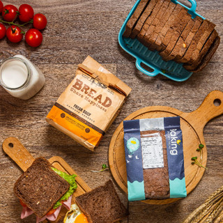 Bánh Mì Đen Nguyên Cám Lúa Mạch Không Đường Chuẩn Healthy ĂN Kiêng Giảm Cân Ít Calo Nhiều Chất Xơ Giàu Dinh Dưỡng